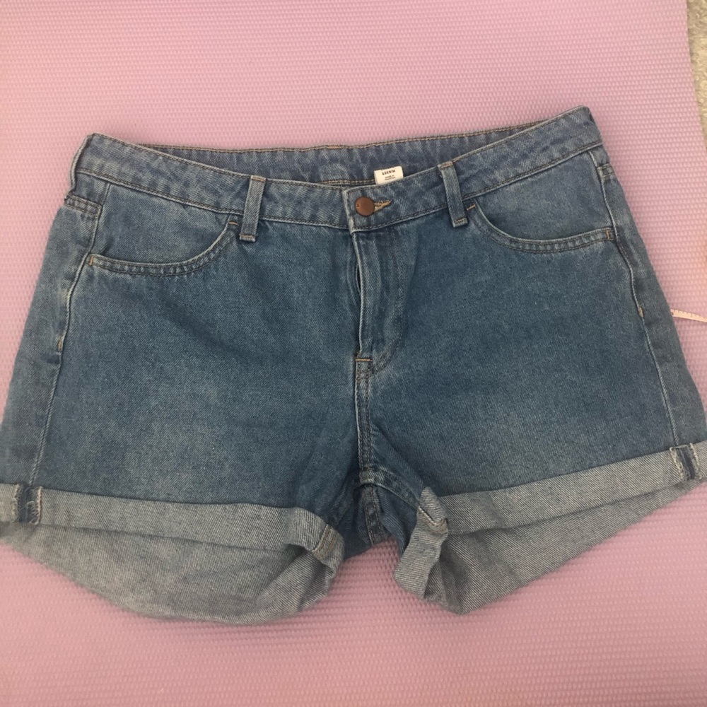 Jean shorts medium dark